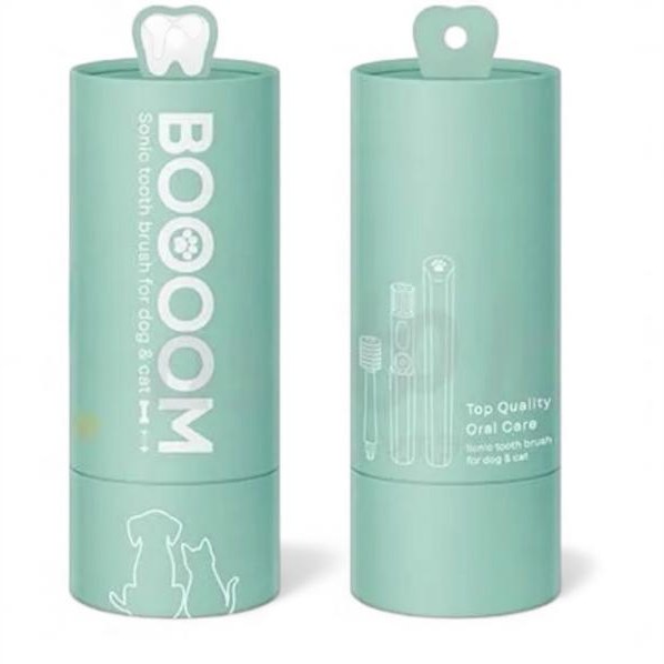 犬猫専用の音波歯ブラシ BOOOOM